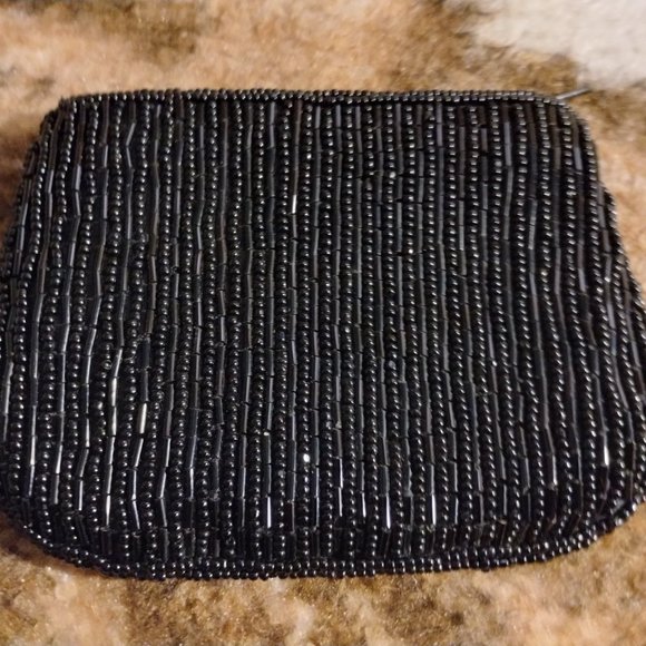 Beautiful Vintage Beaded 2 Tone Coin Purse - Picture 4 of 5